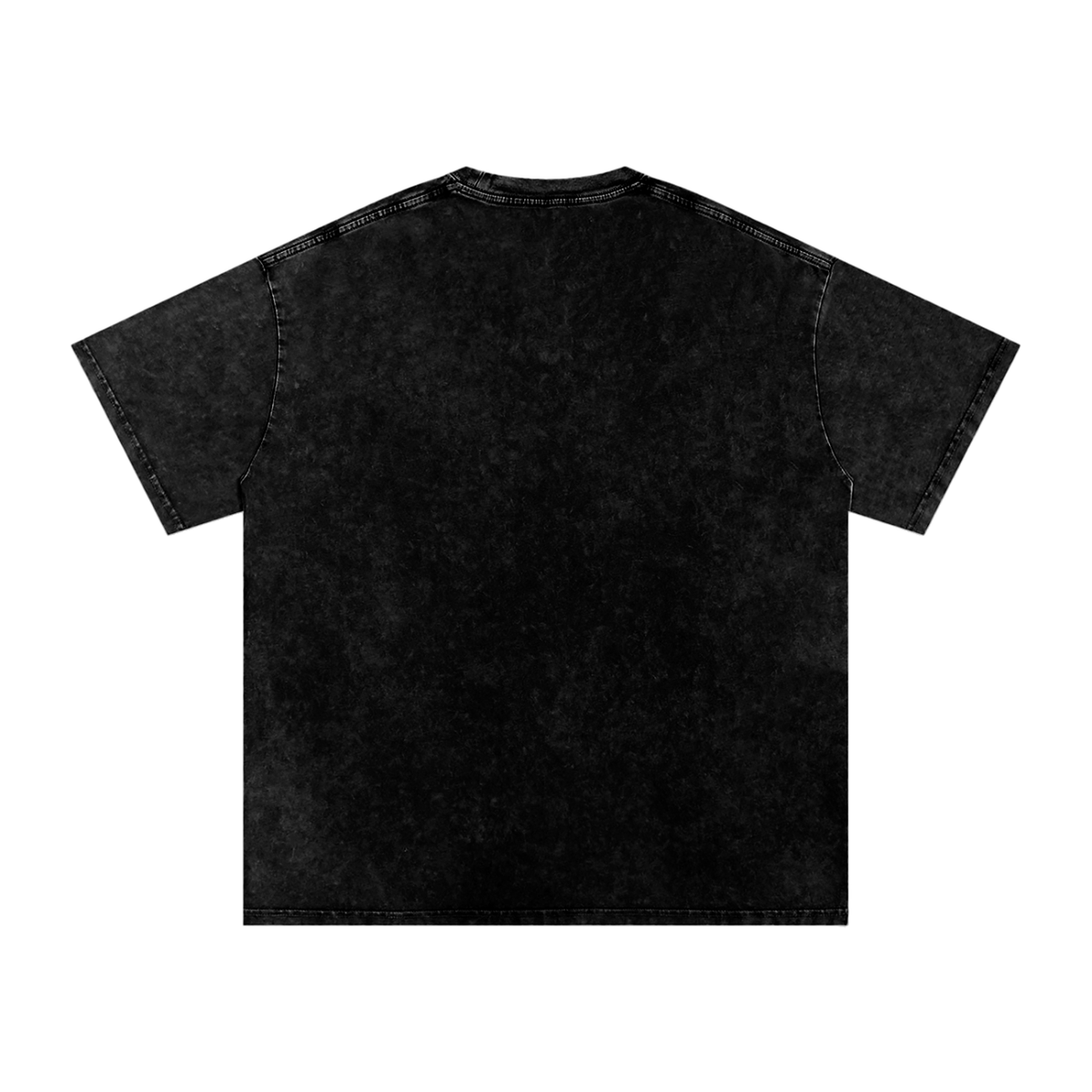 SS Acid Washed Oversized Cotton T-Shirt - FRONT PRINT ONLY